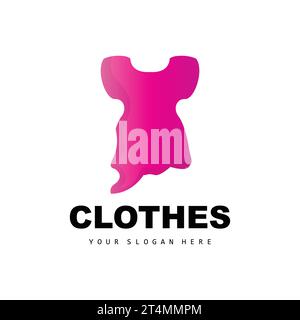 Clothing Logo, Simple Style Shirt Design, Clothing Store Vector, Fashion, Business Brand And Template Icon Stock Vector