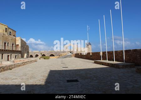 Fortress of Firkas, Chania, Greece Stock Photo