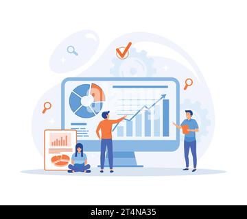 Planning Landing Header Vector Stock Vector Image & Art - Alamy