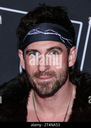 Hollywood, United States. 01st Nov, 2023. HOLLYWOOD, LOS ANGELES, CALIFORNIA, USA - OCTOBER 31: Brxce Grimm arrives at Billboard And Affinity Nightlife's Red Carpet Halloween Costume Ball 2023 held at the W Hotel Rooftop on October 31, 2023 in Hollywood, Los Angeles, California, United States. (Photo by Xavier Collin/Image Press Agency) Credit: Image Press Agency/Alamy Live News Stock Photo