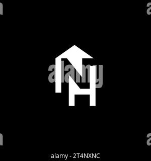 NH logo, NH Monogram, Initial NH Logo, Letter NH logo, Icon, Vector Stock Vector