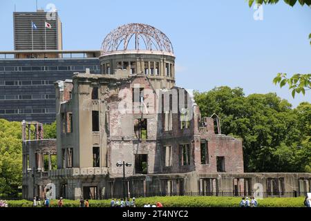 Hiroshima Bombing Zone (Little Boy) Japan Stock Photo