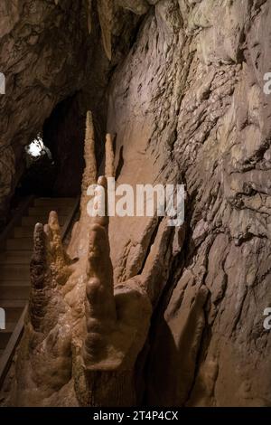 Vallorbe caves, Switzerland, Europe Stock Photo