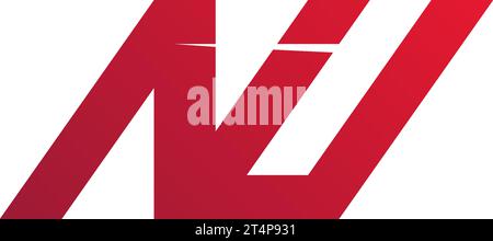NU logo, NU Monogram, Initial NU Logo, Letter NU logo, Icon, Vector Stock Vector
