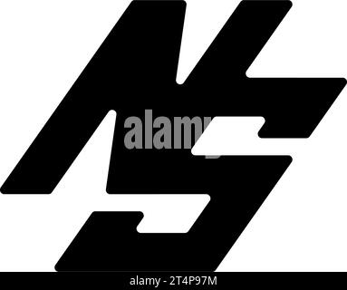 NS logo, NS Monogram, Initial NS Logo, Letter NS logo, Icon, Vector Stock Vector