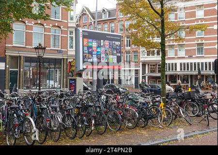 Amsterdam The Netherlands 1st November 2023. Party political posters of the parties taking part in the upcoming Dutch Parliamentary elections. On November 22nd the Dutch heads to the polls to vote for the second chamber of parliament. verkiezing, verkiezingen, 2de, tweede, kamer, poster, posters, Stock Photo