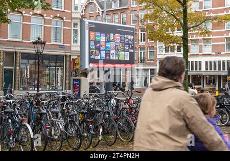 Amsterdam The Netherlands 1st November 2023. Party political posters of the parties taking part in the upcoming Dutch Parliamentary elections. On November 22nd the Dutch heads to the polls to vote for the second chamber of parliament. verkiezing, verkiezingen, 2de, tweede, kamer, poster, posters, Stock Photo