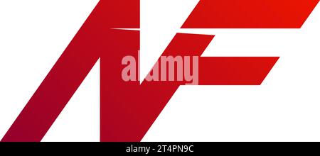 NF logo, NF Monogram, Initial NF Logo, Letter NF logo, Icon, Vector Stock Vector