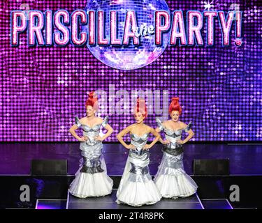 London, UK. 01st Nov, 2023. 'Priscilla - The Party', a new immersive show coming to London soon, sees its exclusive preview and launch in the HERE venue, part of London's Outernet attraction. The show and is loosely based on 'The Adventures of Priscilla, Queen of the Desert' and will open in early 2024. Credit: Imageplotter/Alamy Live News Stock Photo