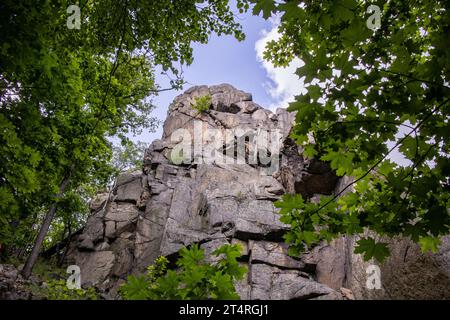 Impressionen aus dem Bodetal Harz Stock Photo