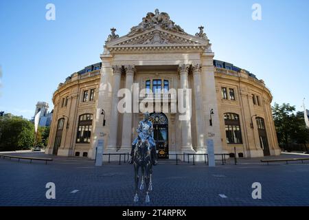 La Bourse de Commerce is a museum dedicated to contemporary art, which is part of the Pinault Collection. It located at the western end of the Les Stock Photo