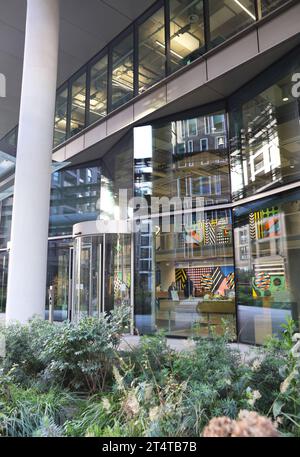 The Corporate offices of Meta, the social media brand, formerly known as Facebook, at Kings Cross on Canal Reach, north London, UK Stock Photo