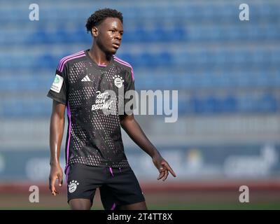 ISTANBUL - Christian Kouam of FC Bayern Munich U19 during the UEFA Youth League Group A match between Galatasaray and FC Bayern Munich at Recep Tayyip Erdogan Stadium on October 24 in Istanbul, Turkey. ANP | Hollandse Hoogte | GERRIT VAN COLOGNE Stock Photo