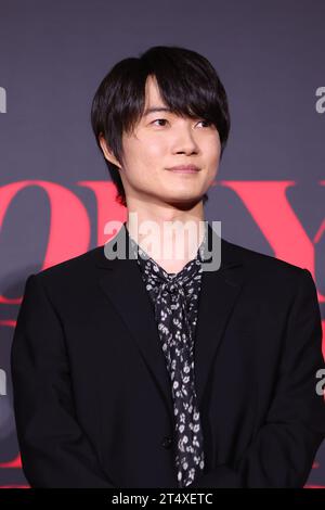 November 01, 2023. 01st Nov, 2023. Ryunosuke Kamiki, November 01, 2023 - The 36th Tokyo International Film Festival. Press conference for the movie 'Godzilla Minus One' in Tokyo, Japan on November 01, 2023. Credit: 2023 TIFF/AFLO/Alamy Live News Stock Photo