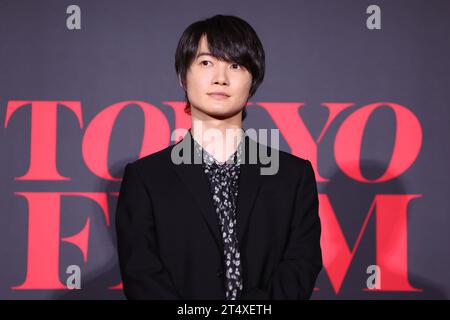 November 01, 2023. 01st Nov, 2023. Ryunosuke Kamiki, November 01, 2023 - The 36th Tokyo International Film Festival. Press conference for the movie 'Godzilla Minus One' in Tokyo, Japan on November 01, 2023. Credit: 2023 TIFF/AFLO/Alamy Live News Stock Photo