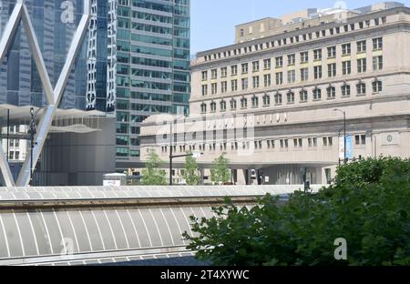 Chicago, Illinois, USA: June 5, 2023 - Union Station Exterior Stock Photo