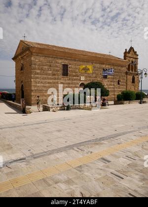 Church Agios Nikolaos of Molos, Zante Town, Zakynthos, Greece Stock Photo