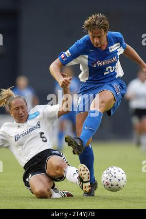 Abby Wambach in action for the Washington Freedom in 2003 Stock Photo