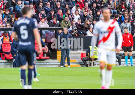 San Sebastian, Spain. 22nd Apr, 2023. (L-R) Takefusa Kubo, Imanol Alguacil  (Sociedad) Football/Soccer : Spanish La Liga Santander match between Real  Sociedad 2-1 Rayo Vallecano at the Reale Arena in San Sebastian