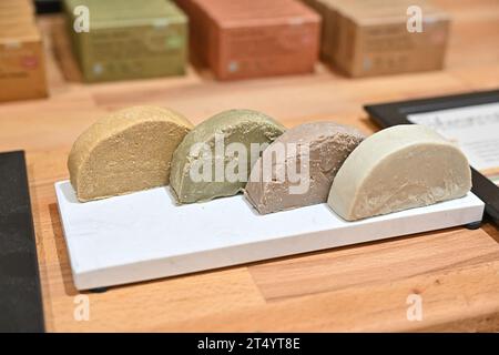 Lyon, France. 22nd Oct, 2023. Opening of the Comme Avant cosmetics boutique in Lyon, France on November 2, 2023. Photo by Julien Reynaud/APS-Medias/ABACAPRESS.COM Credit: Abaca Press/Alamy Live News Stock Photo