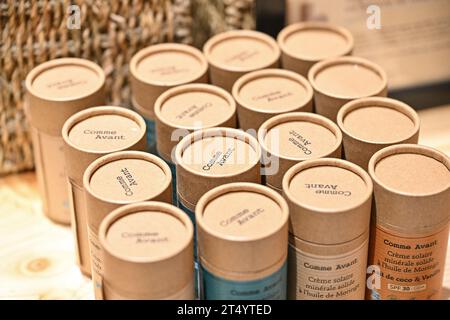 Lyon, France. 22nd Oct, 2023. Opening of the Comme Avant cosmetics boutique in Lyon, France on November 2, 2023. Photo by Julien Reynaud/APS-Medias/ABACAPRESS.COM Credit: Abaca Press/Alamy Live News Stock Photo