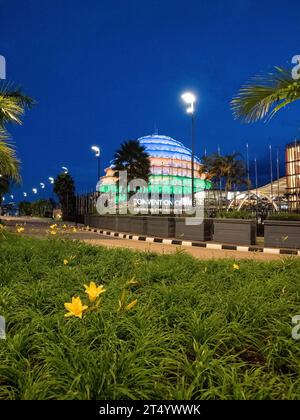 The Kigali Convention Centre, a convention centre in Kigali, the capital and largest city in Rwanda Stock Photo