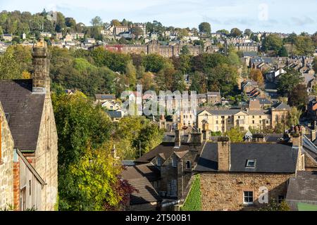 A view of Matlock the county town of Derbyshire, England Stock Photo