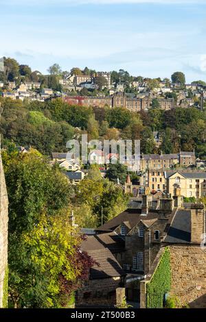 A view of Matlock the county town of Derbyshire, England Stock Photo