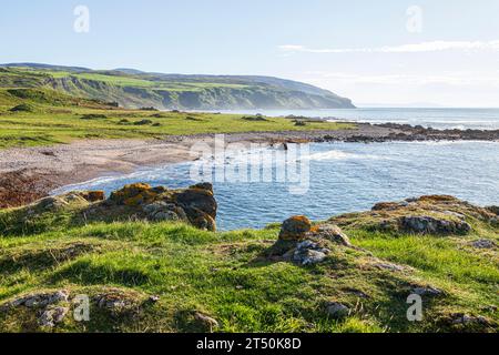 The beach next to Uisaed Point, Machrihanish on the Kintyre Peninsula, Argyll & Bute, Scotland UK Stock Photo