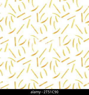 Seamless pattern with Italian pasta for the design of menus, wrapping paper, packaging for pasta, textiles in a cafe or restaurant, curtains, tableclo Stock Photo