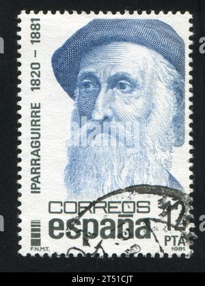 SPAIN - CIRCA 1981: stamp printed by Spain, shows Iparraguirre, circa 1981 Stock Photo