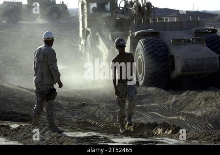 Afghanistan, navy, NMCB 40, SEABEES, September 11th Stock Photo