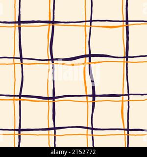 Pastel tablecloth gingham Vector Seamless Pattern. Pink checker background. Cottagecore Garden design. Homestead Farmhouse Summer Graphic Background Stock Vector