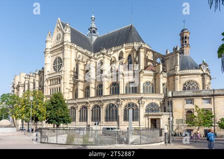 Saint-Eustache Church (Église Saint-Eustache), Saint-Eustache, Les Halles, Paris, Île-de-France, France Stock Photo