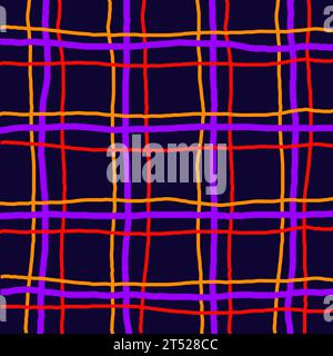 Pastel tablecloth gingham Vector Seamless Pattern. Pink checker background. Cottagecore Garden design. Homestead Farmhouse Summer Graphic Background Stock Vector