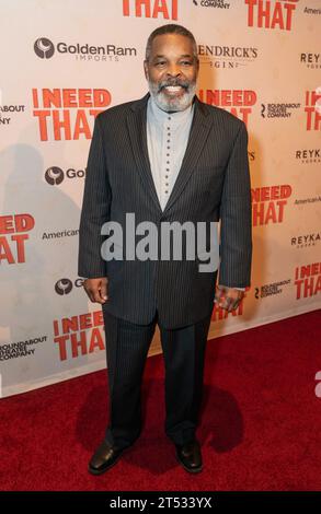 New York, USA. 02nd Nov, 2023. Ray Anthony Thomas attends opening night of play 'I Need That' by Roundabout Theatre Company at American Airlines Theatre in New York on November 2, 2023. (Photo by Lev Radin/Sipa USA) Credit: Sipa USA/Alamy Live News Stock Photo