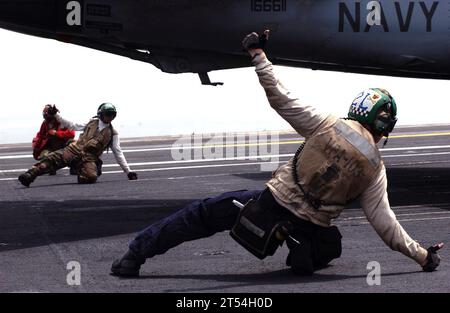 CVW 7, f/a18f, jollly rogers, MSO, people, Sailor, super hornet, VFA 103 Stock Photo