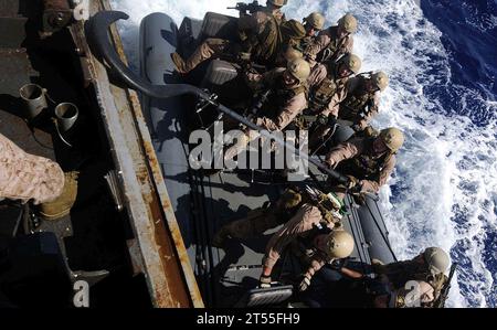 Lpd Rhib hook and pull exercise, RHIB, Sailors, U.S. Navy, USS Mesa Verde (LPD ...