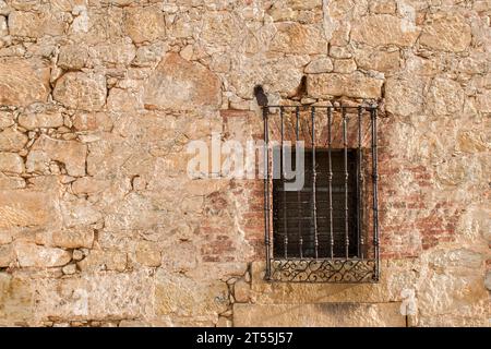 Old window in a wall Stock Photo
