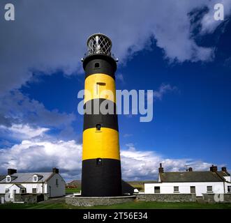 St. John's Lighthouse, St. John.s Point, Killough, Downpatrick, County Down, Northern Ireland Stock Photo