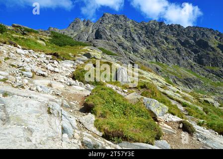 Mount Satan in Mlynicka Valley, Vysoke Tatry (Tatra Mountains), Slovakia. Stock Photo