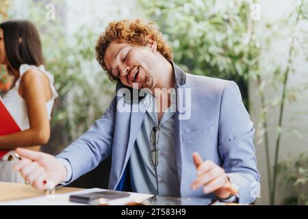 Business Professionals Collaborating on Sustainable Design and Urban Planning at the Workplace Stock Photo