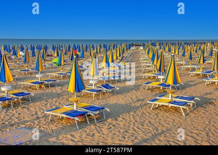 Lido di Jesolo is a seaside resort town in Italy Stock Photo