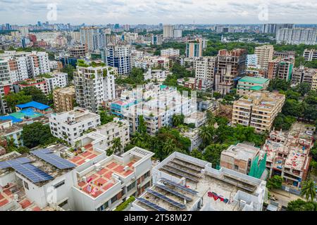 Dhaka, Bangladesh. Aerial view of Dhaka, the Capital of Bangladesh. Stock Photo