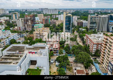 Dhaka, Bangladesh. Aerial view of Dhaka, the Capital of Bangladesh. Stock Photo