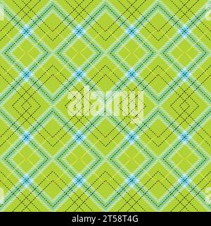 continuous pattern in cloth tartan vector Stock Vector