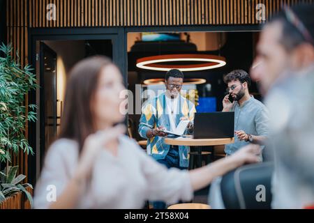 Collaboration and Communication for Better Efficiency in Business Stock Photo