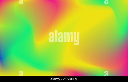 The gradient abstract background bright and doesn't blend in with other colors. symbolizes the very disharmony of the colors used Stock Vector