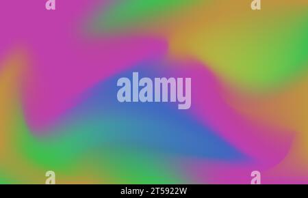 Abstract bright and calm on gradient mesh background. Smooth vibrant illustration design texture. Template for backdrop, banner, poster, poster, decor Stock Vector