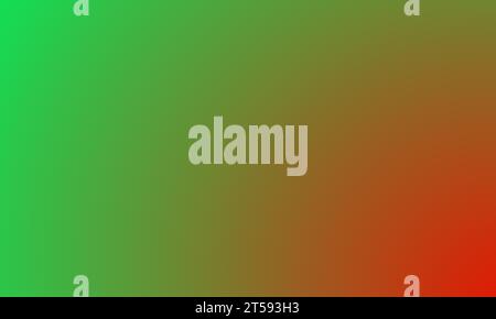 Abstract red green gradient background. Vibrant illustration in blur style. Modern design for backdrop, flyer, busines, wallpaper, web, banner, poster Stock Vector